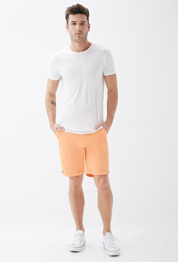 Cuffed Chino Shorts